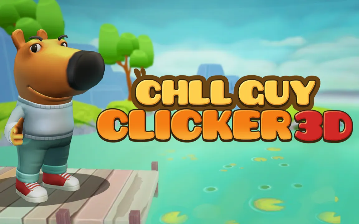 Chill Guy Clicker 3D Main Screen